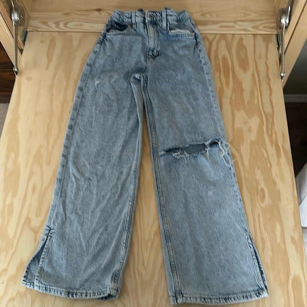 H&M | Wide Leg Vintage High Waist Denim